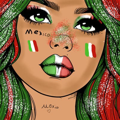 really realistic girl with lips