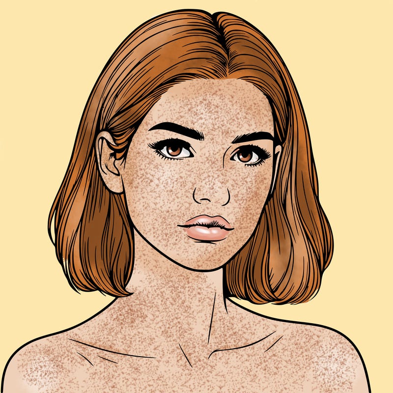 realistic portrait of woman