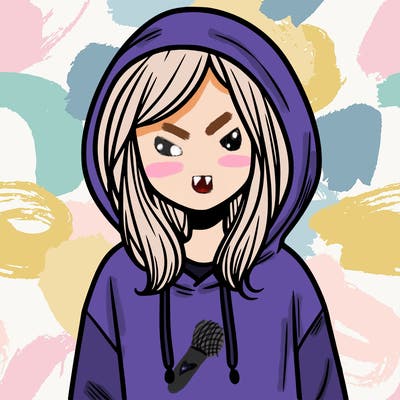 faceless girl in a hoodie