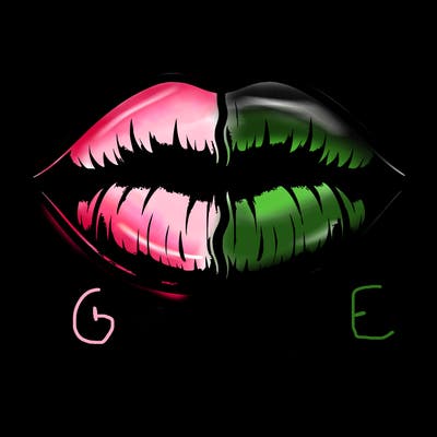 realistic lip split in fourth . 1 fourth ice 1 fire 1wind 1 earth