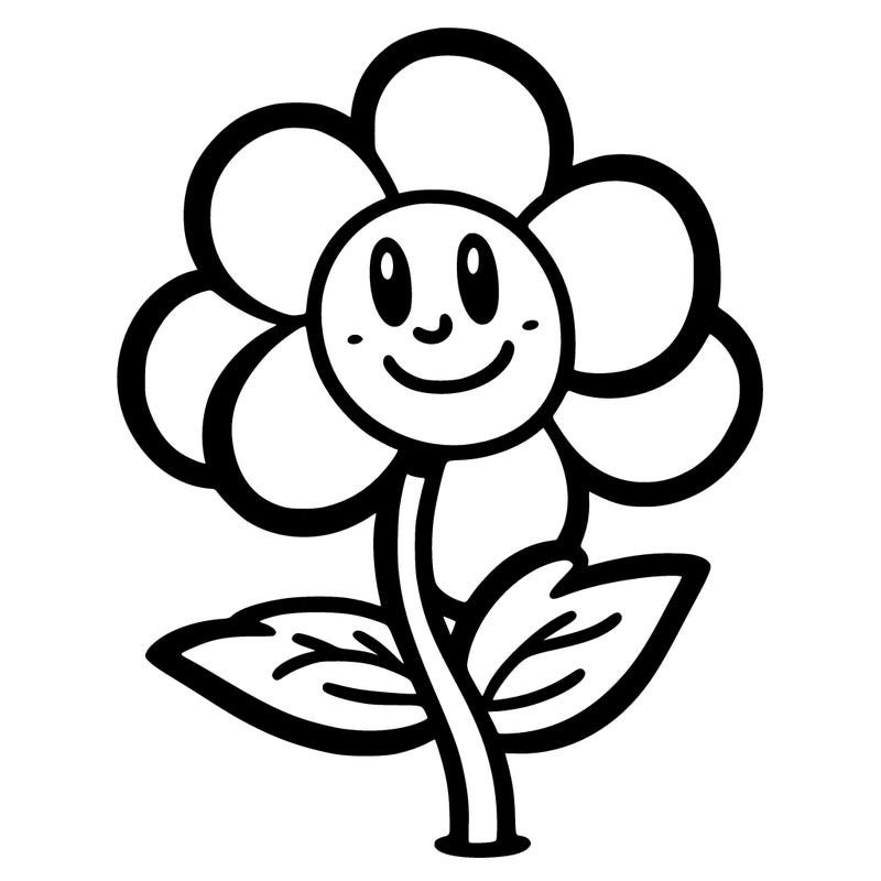 cartoon flower