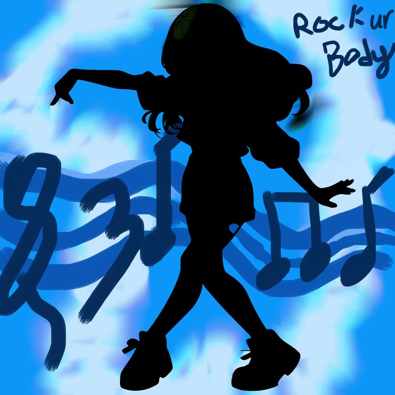 realistic girl danceing