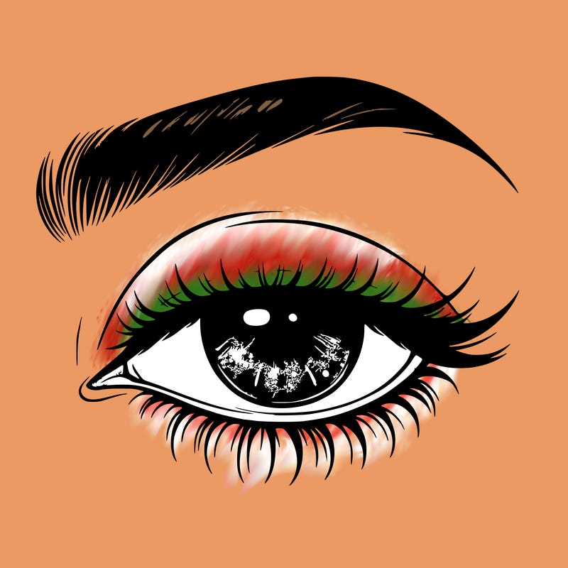 eye closed realistic