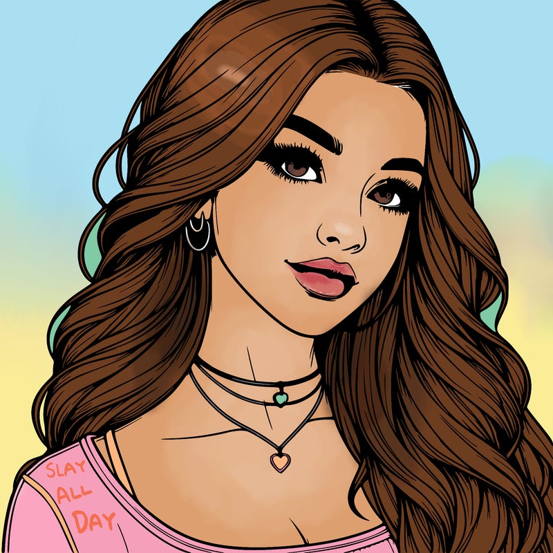 detailed realistic girl