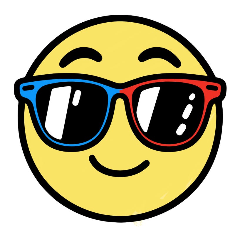 emoji with sunglasses