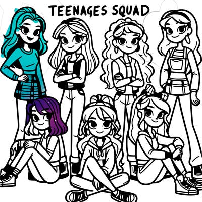 teenage girls squad