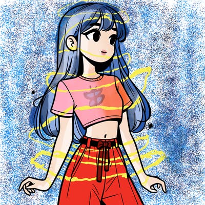 girl in a cute crop top