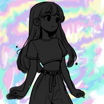 girl in a cute crop top