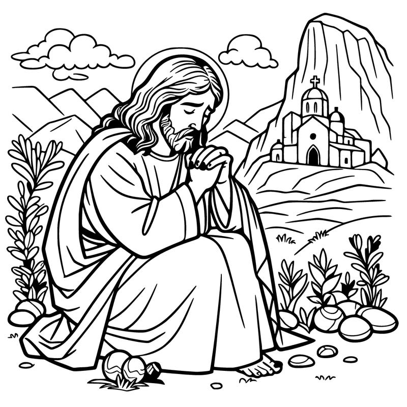 jesus praying in gethsemane