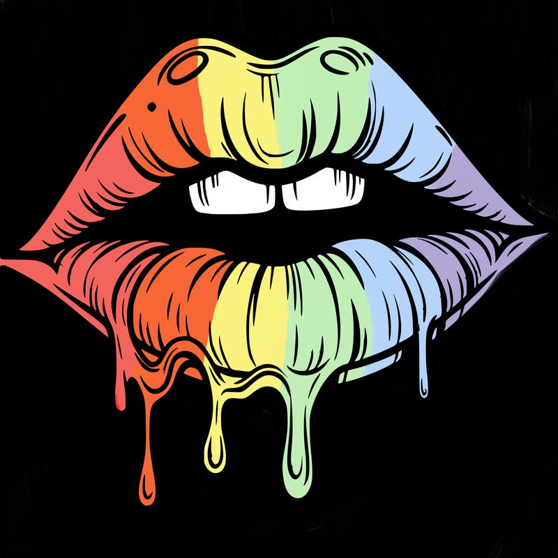 lips that look realistic and drip