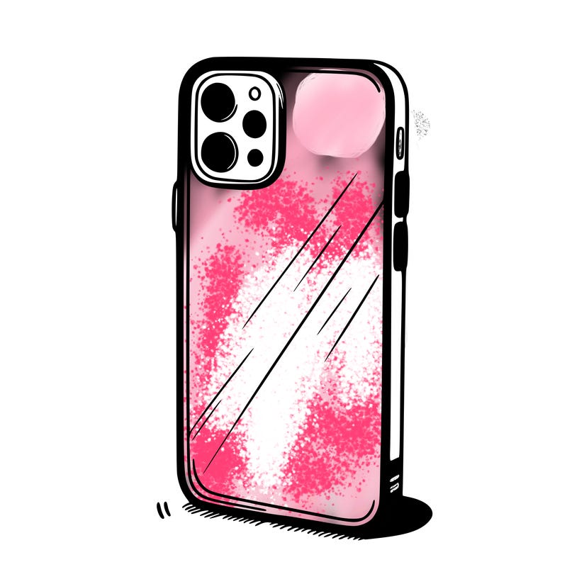 a plain phone case