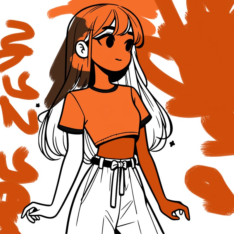 girl in a cute crop top