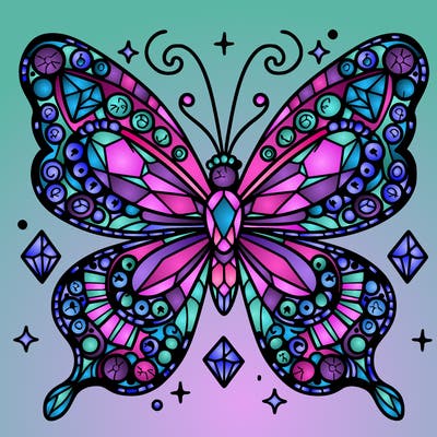 jeweled butterfly