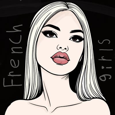realistic woman with full lips