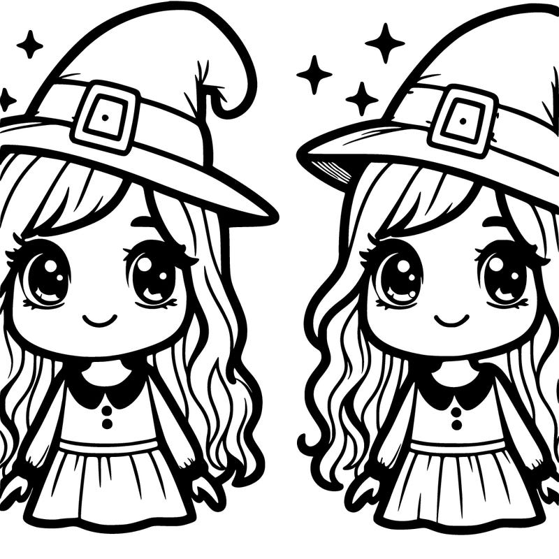 girl with a witch hat