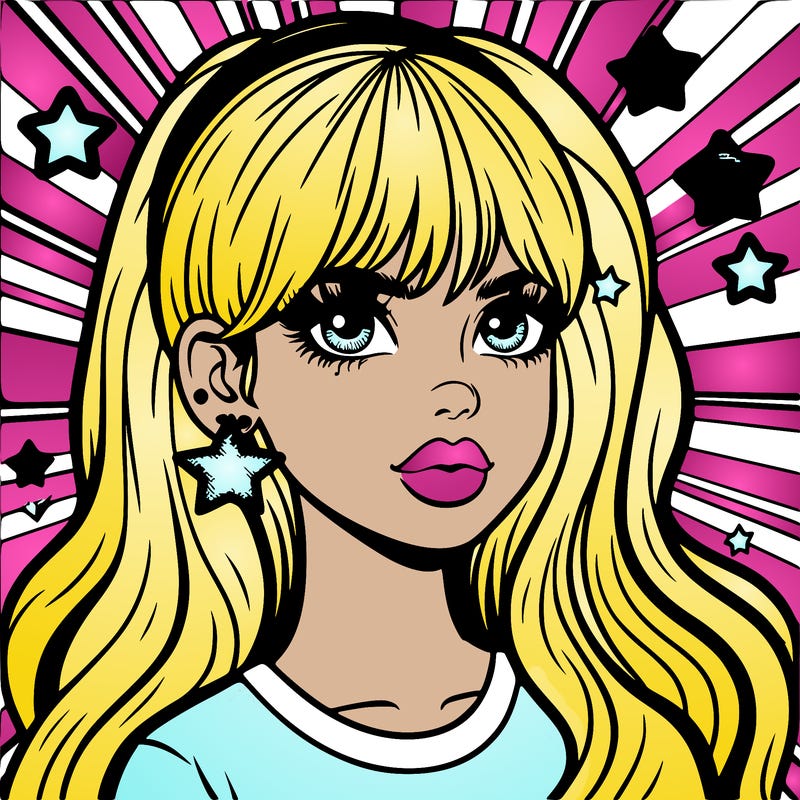 girl power pop art