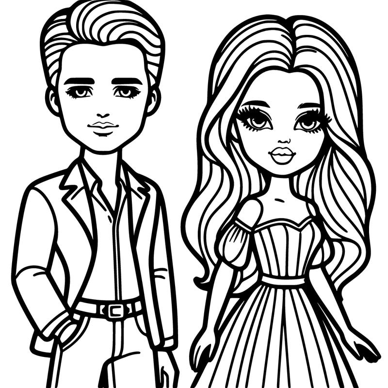 barbie and ken