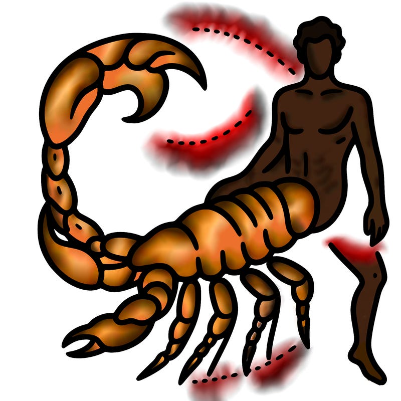 scorpio zodiac as a human