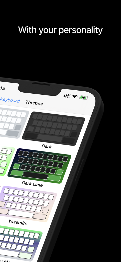 Ridmik Keyboard - Ridmik Keyboard app interface displaying several colorful keyboard theme options