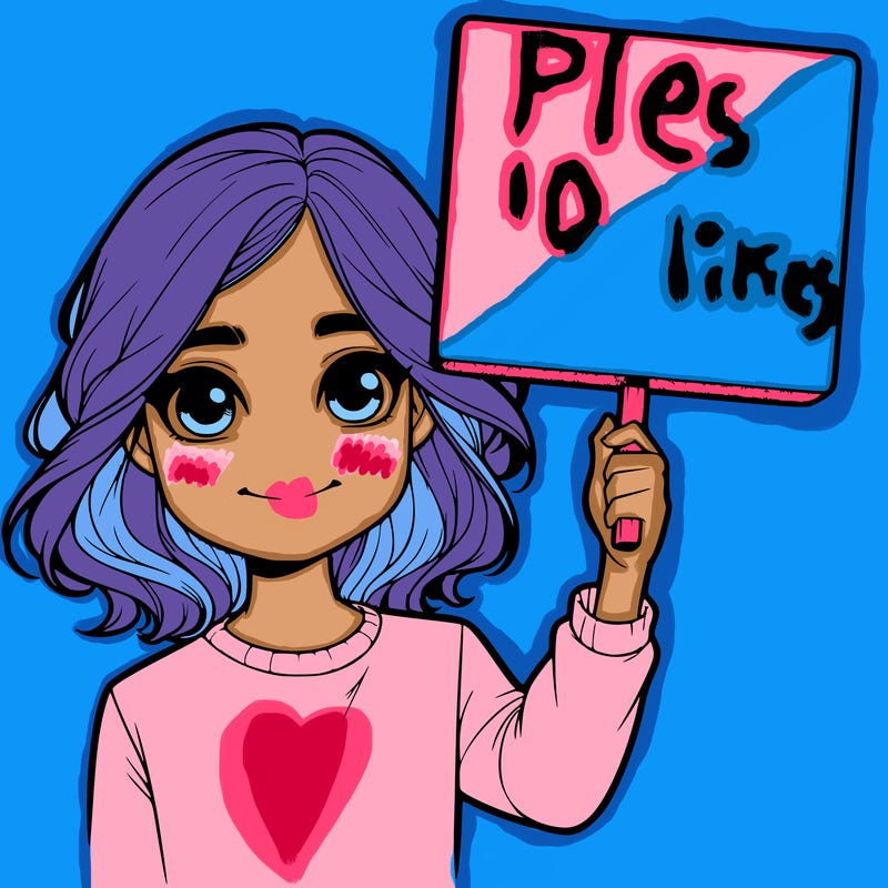 realistic girl holding up a sign