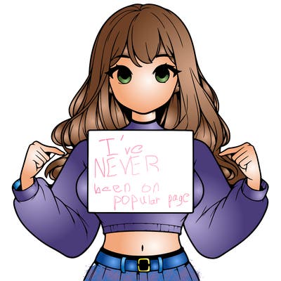 girl holding a blank sign in a long sleeve crop top
