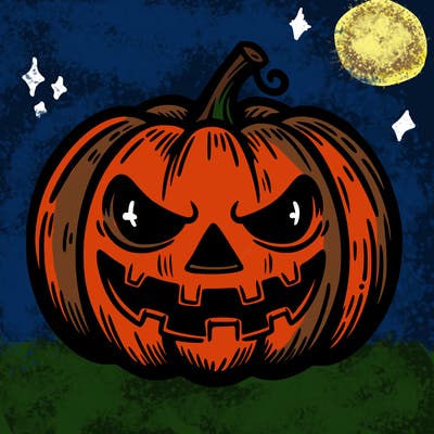 spooky pumpkin
