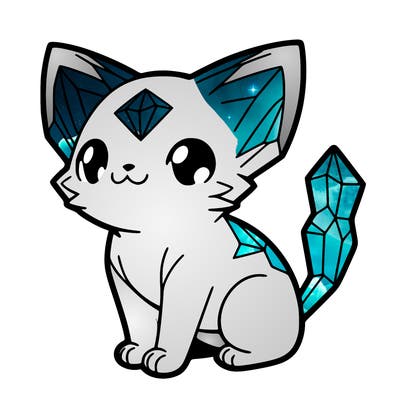 crystal kitten