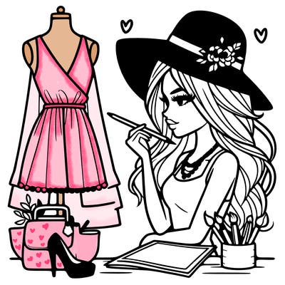 a stylish fashion designer