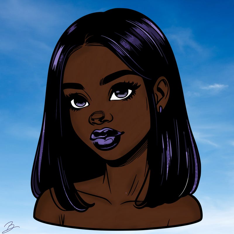 realistic black girl