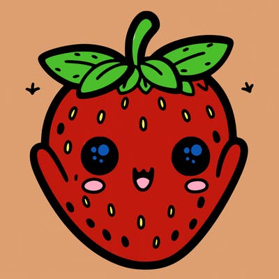 cute strawberry