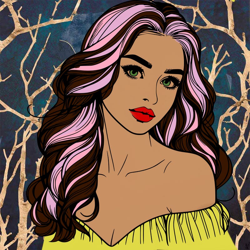 beautiful realistic girl