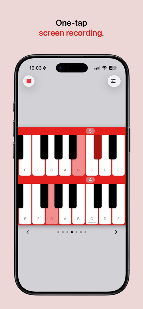 I Love a Piano - I Love a Piano app screen recording feature