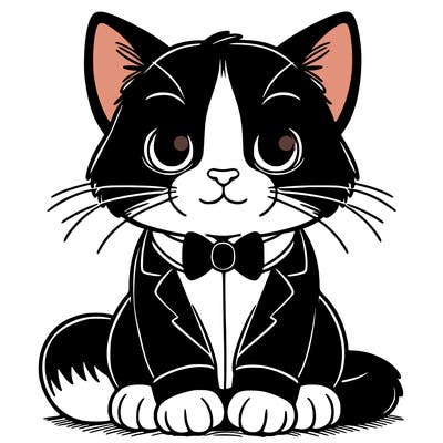 tuxedo cat