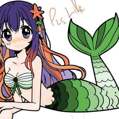 anime mermaid