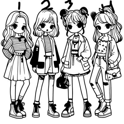 girls with fashion