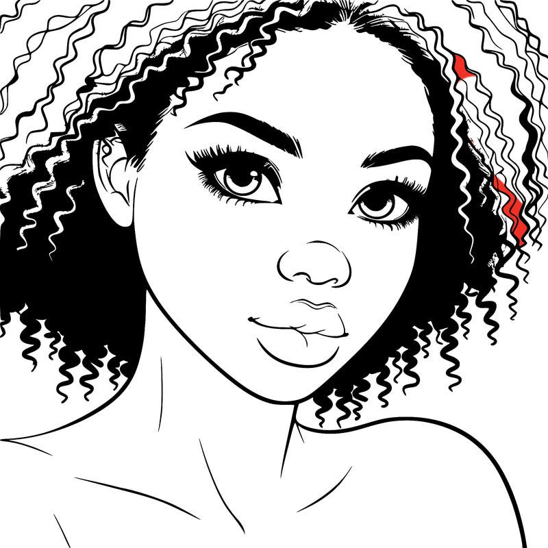 realistic black girl