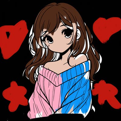 shy pretty girl wearing a sweater that is falling off one shoulder portrait