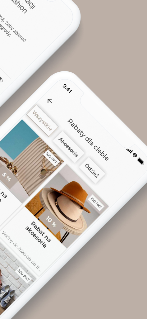 PeP - Fashion - Mobile app screen for PeP Fashion displaying personalized discounts and reward point options.