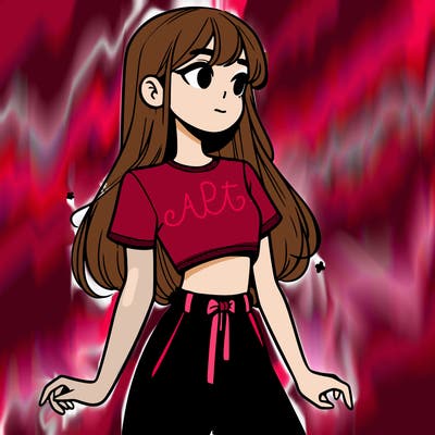 girl in a cute crop top