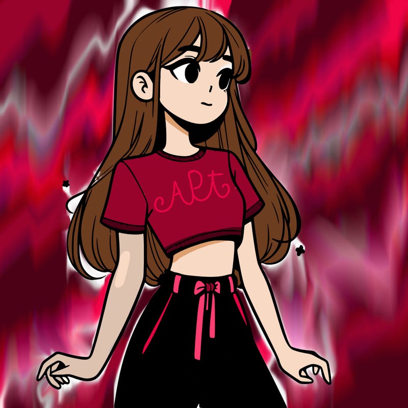 girl in a cute crop top