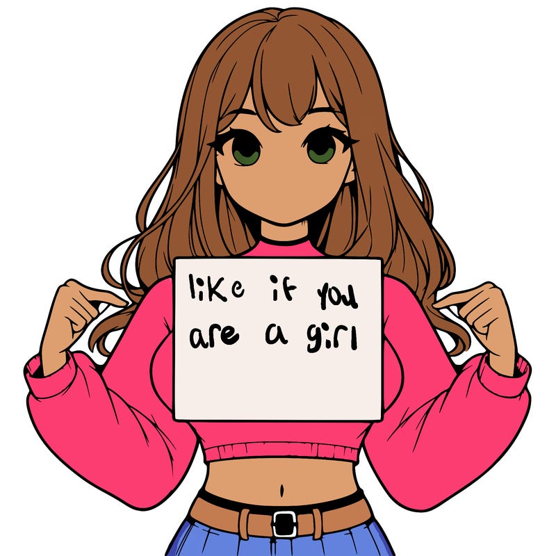 girl holding a blank sign in a long sleeve crop top