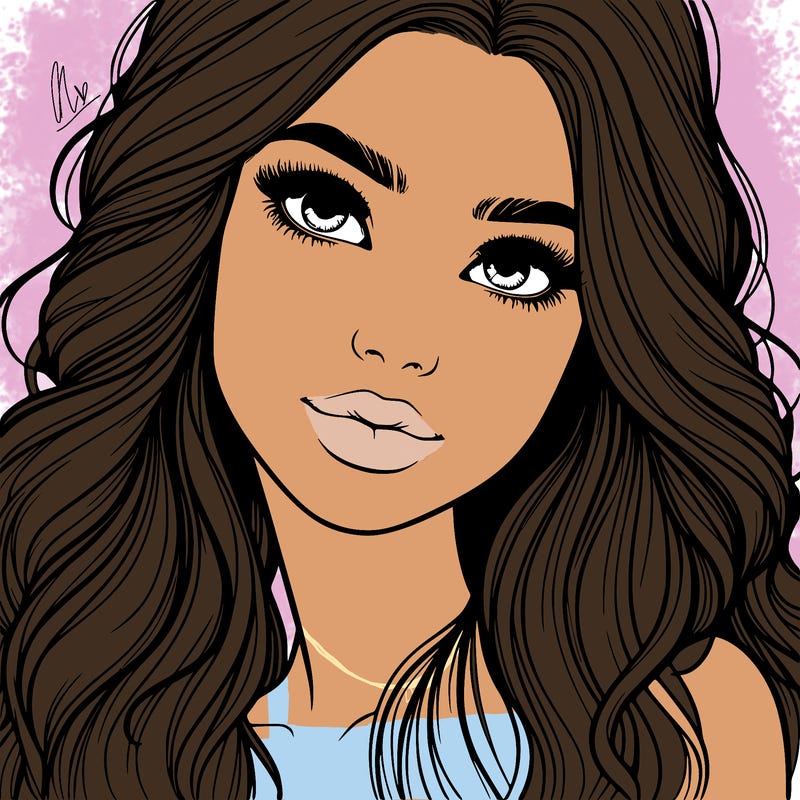 beautiful realistic girl