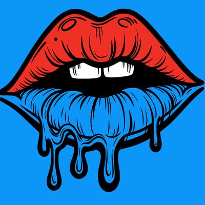 lips that look realistic and drip