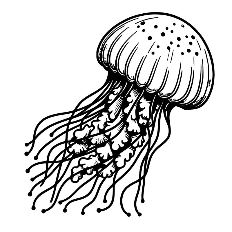 realistic jellyfish