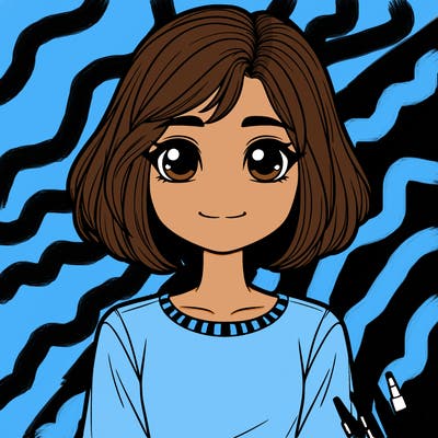 girl with a bob realistic