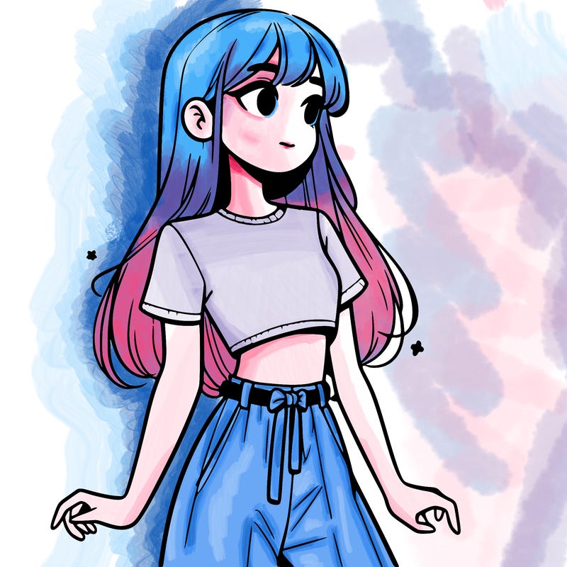 girl in a cute crop top