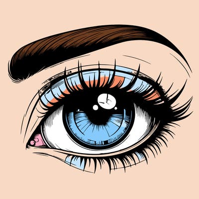 realistic eye