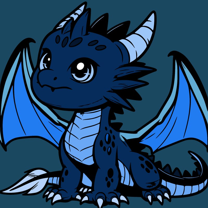 fierce baby night dragon