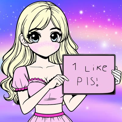 realistic pretty girl holding blank sign