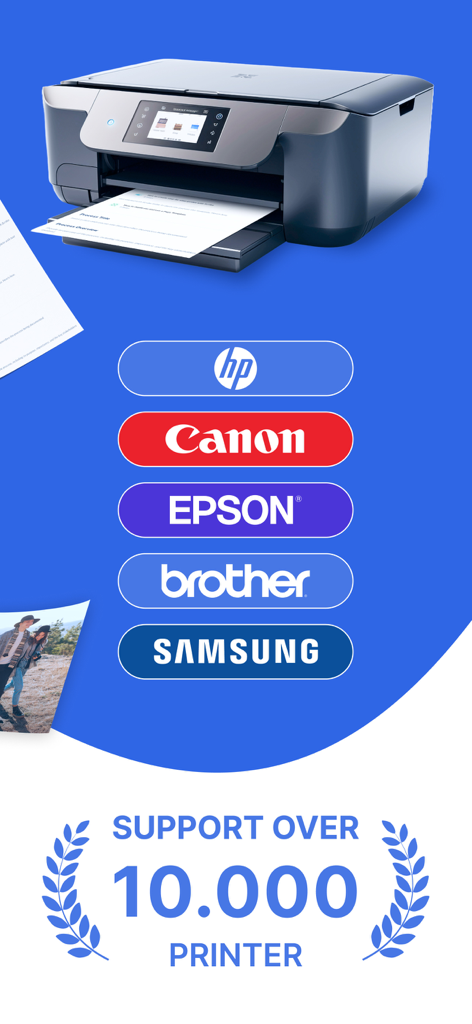 Smart Air Printer: Scan & Edit - Aplicación Smart Air Printer compatible con impresoras HP Canon Epson Brother y Samsung